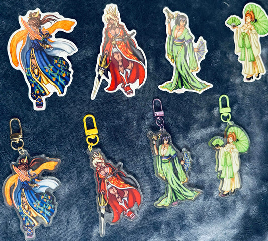 Kamen Rider Gaim Geisha 3.5" Acrylic Keychain