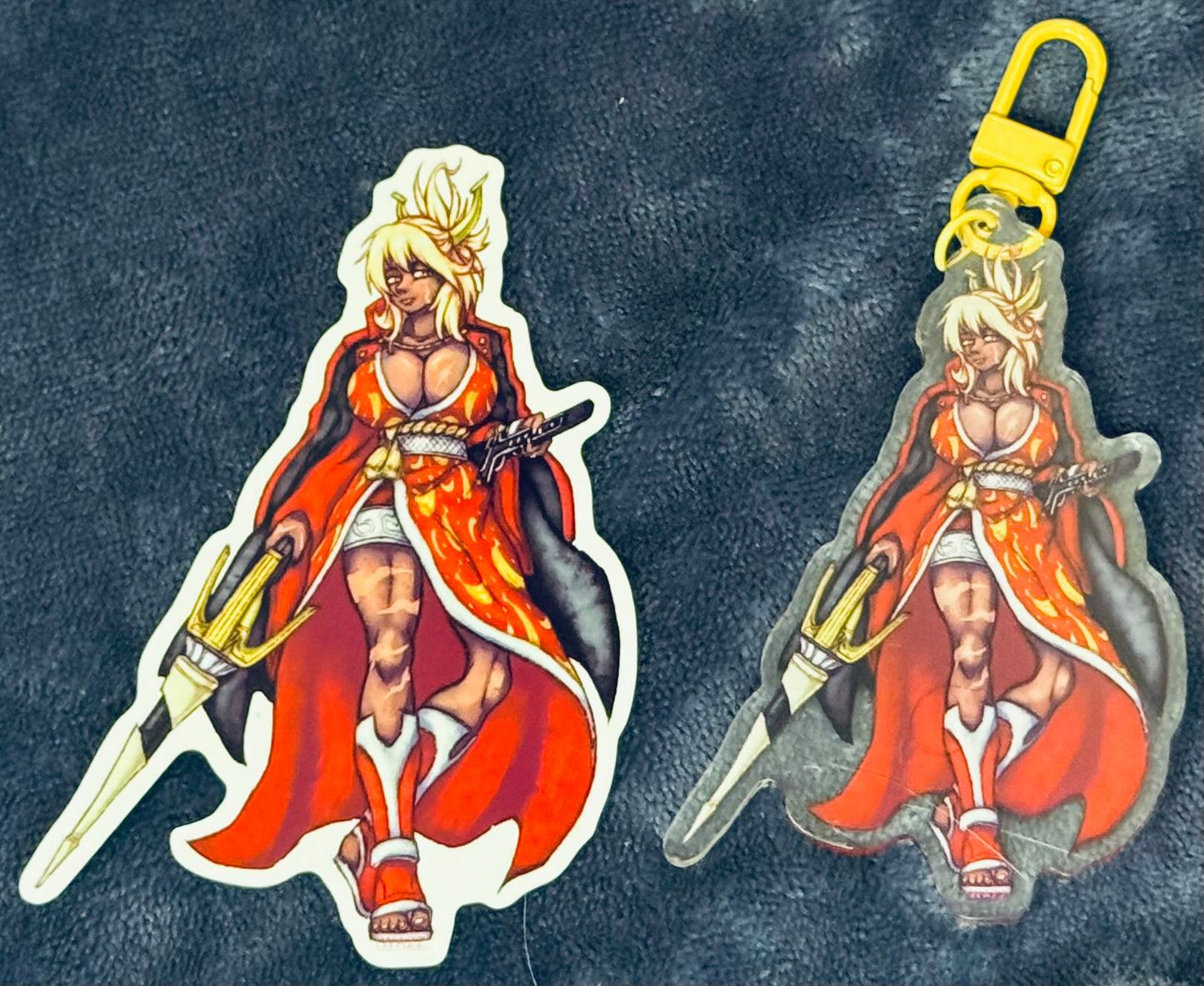 Kamen Rider Gaim Geisha 3.5" Acrylic Keychain